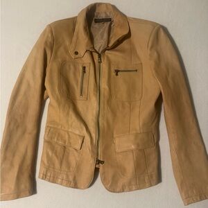 Vera Pelle Light Brown Natural Leather Jacket